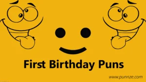 First Birthday Puns