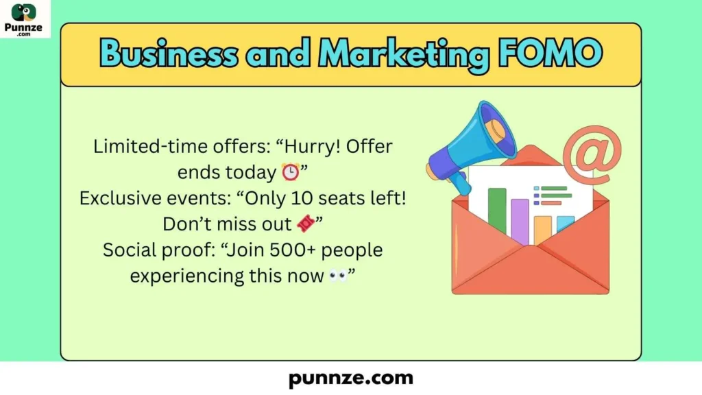 Business and Marketing FOMO