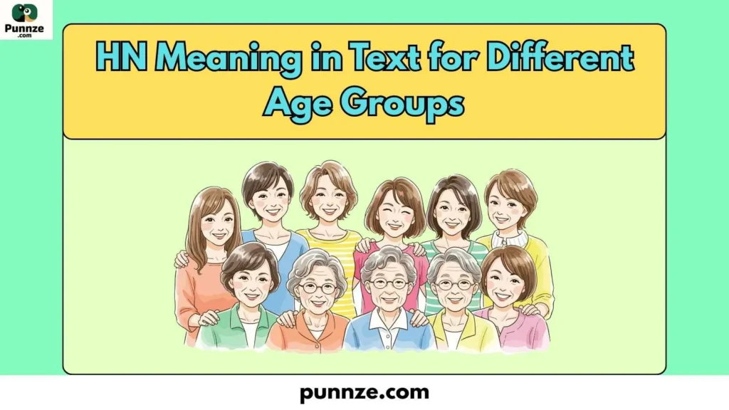 HN Meaning in Text for Different Age Groups