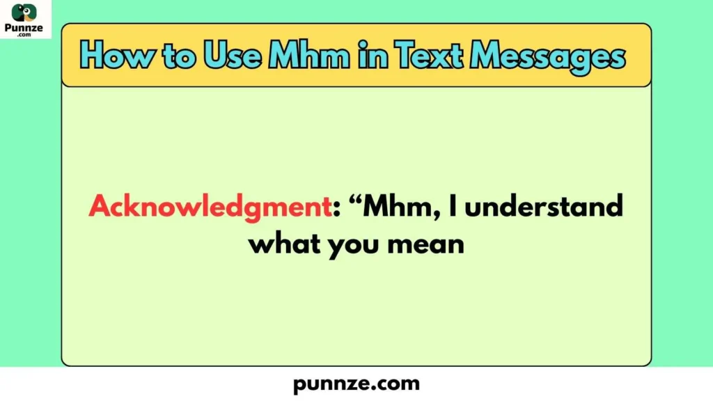 How to Use Mhm in Text Messages