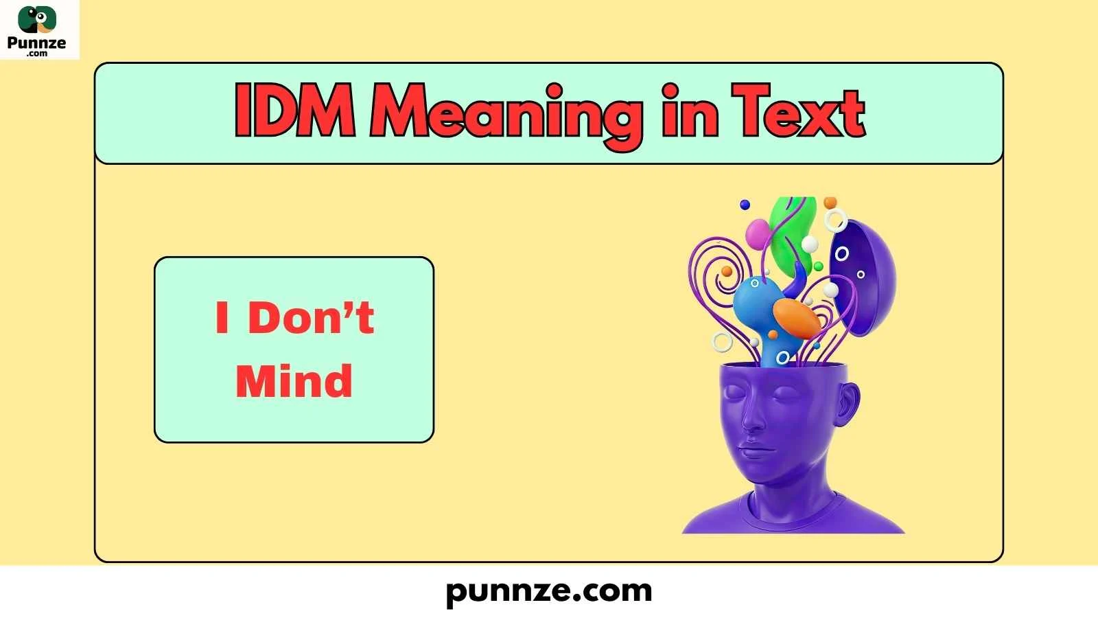 IDM Meaning in Text