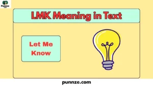 LMK Meaning in Text