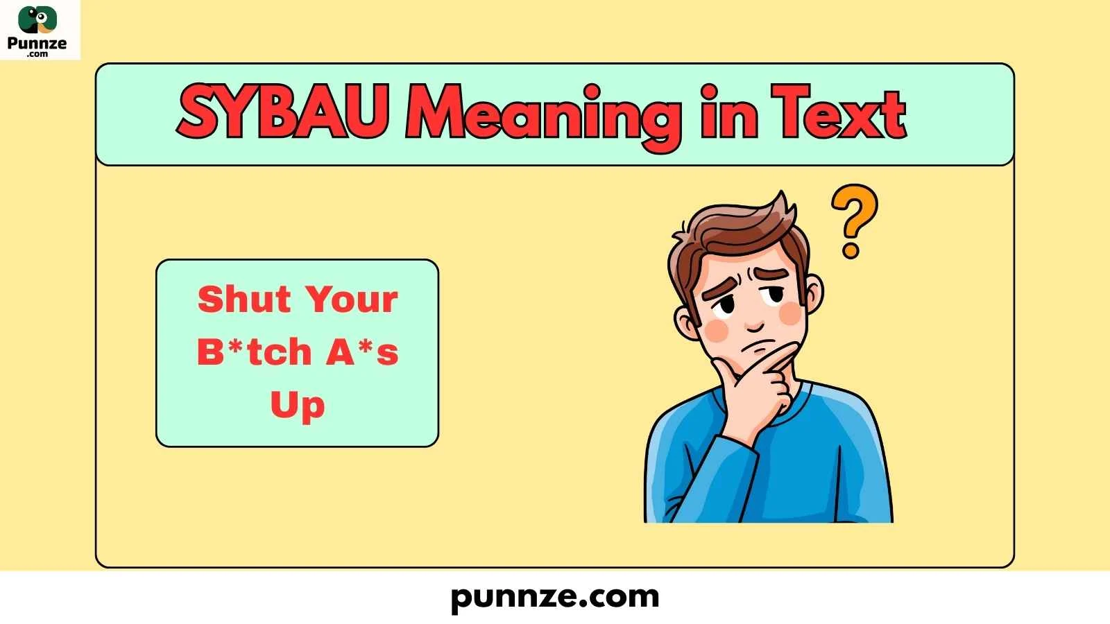 SYBAU Meaning in Text