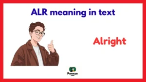 ALR meaning in text
