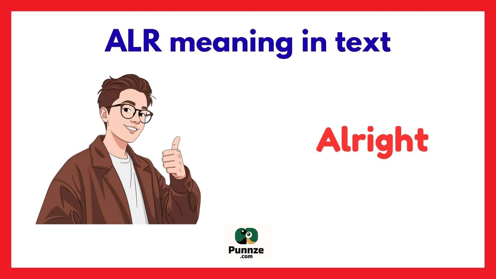 ALR meaning in text
