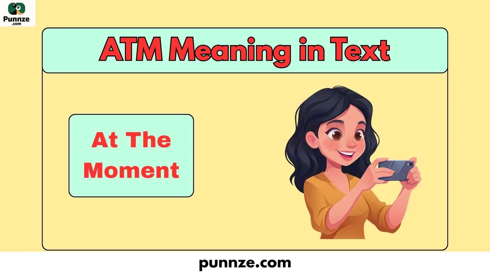 ATM Meaning in Text