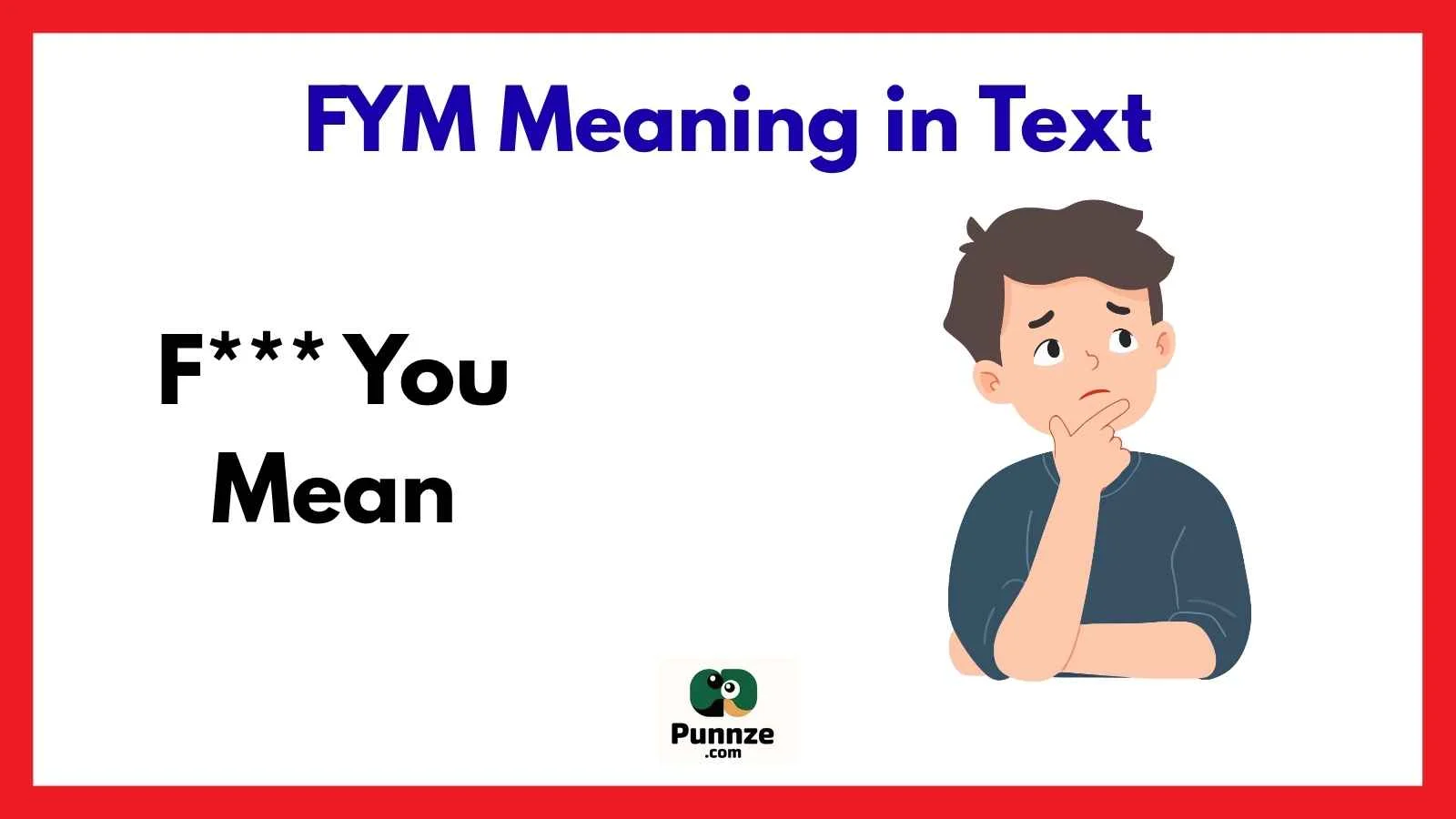 FYM Meaning in Text