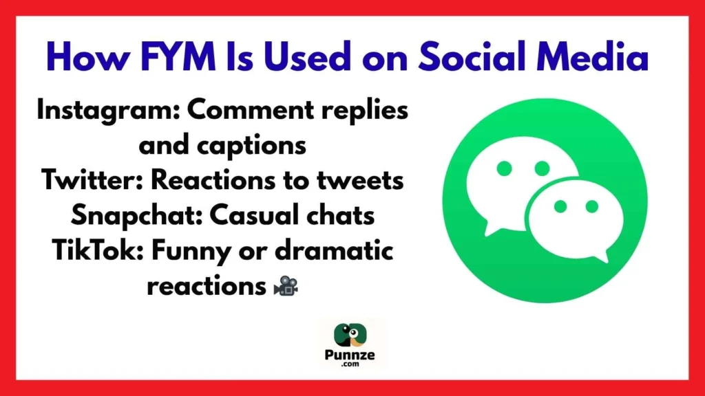 How FYM Is Used on Social Media