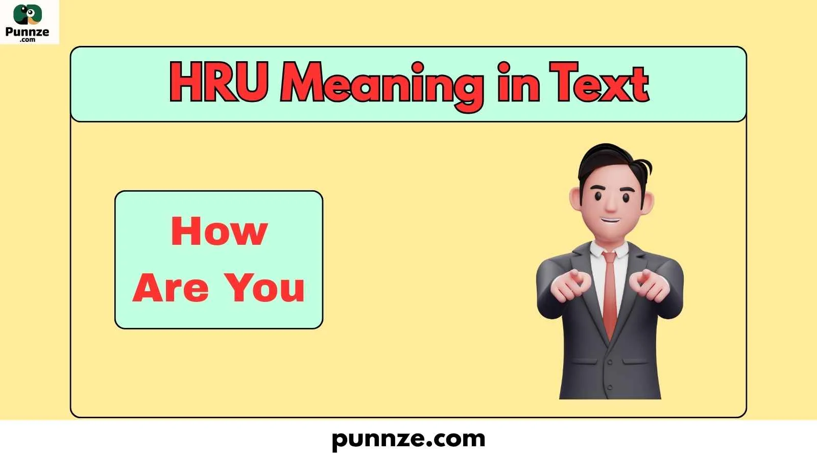 HRU Meaning in Text