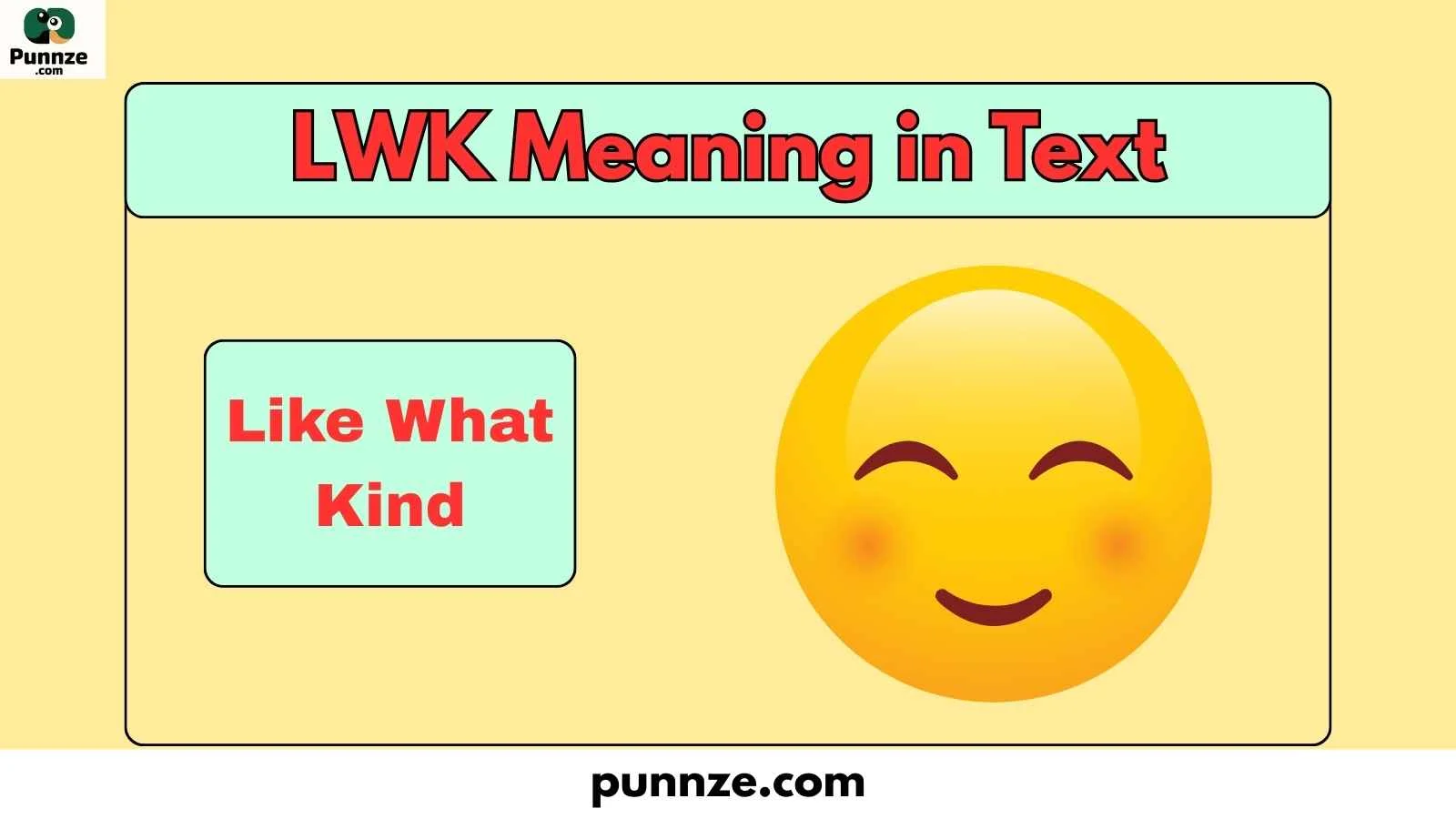 LWK Meaning in Text