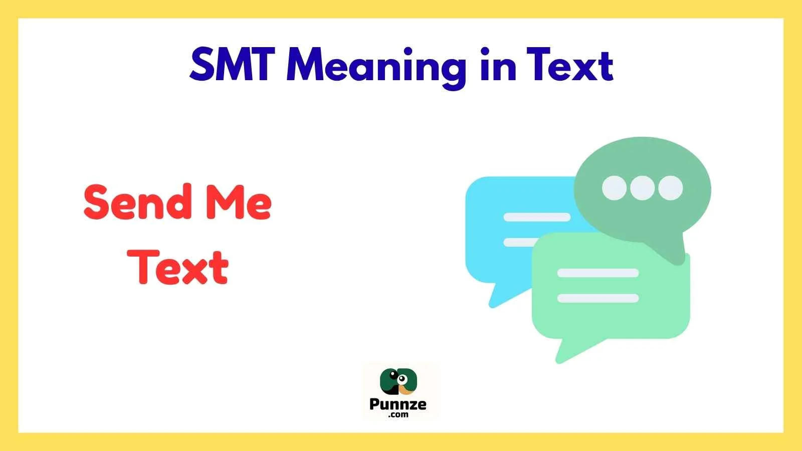 SMT Meaning in Text