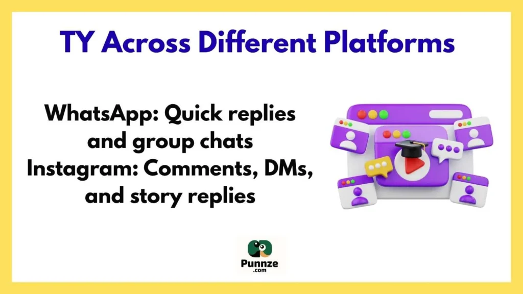 TY Across Different Platforms