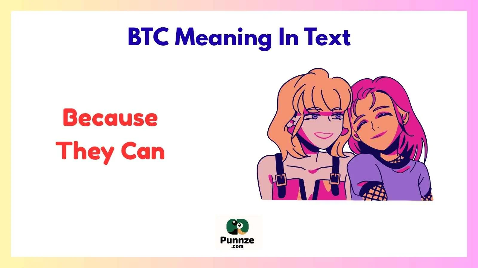 BTC Meaning In Text
