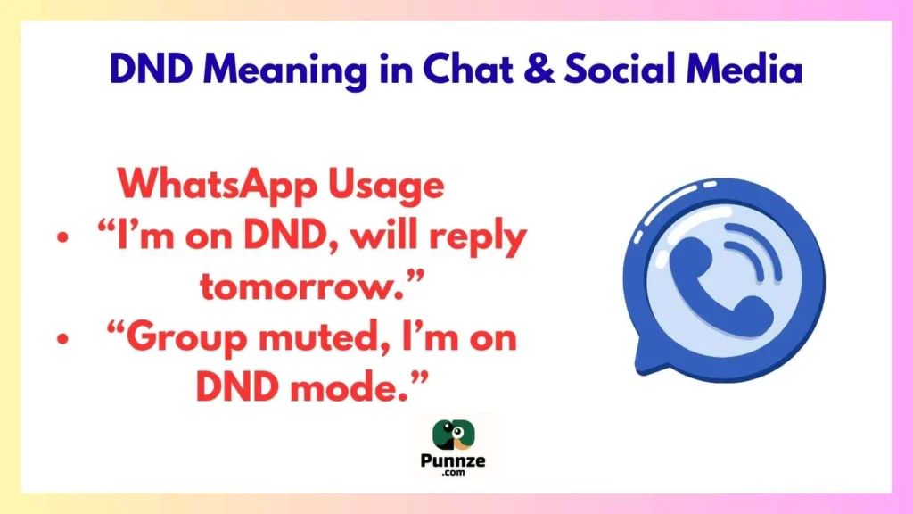 DND Meaning in Chat & Social Media
