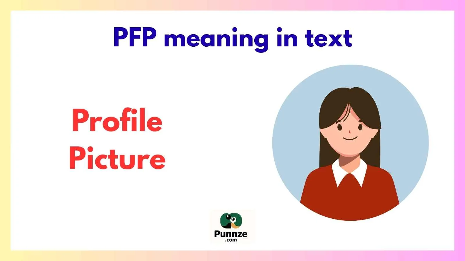 PFP meaning in text