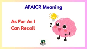 AFAICR Meaning