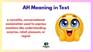 AH Meaning in Text
